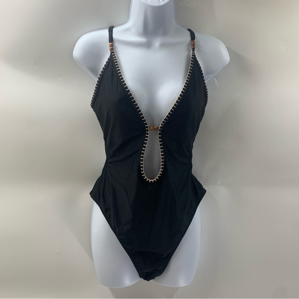 Black One-Piece Swimsuit